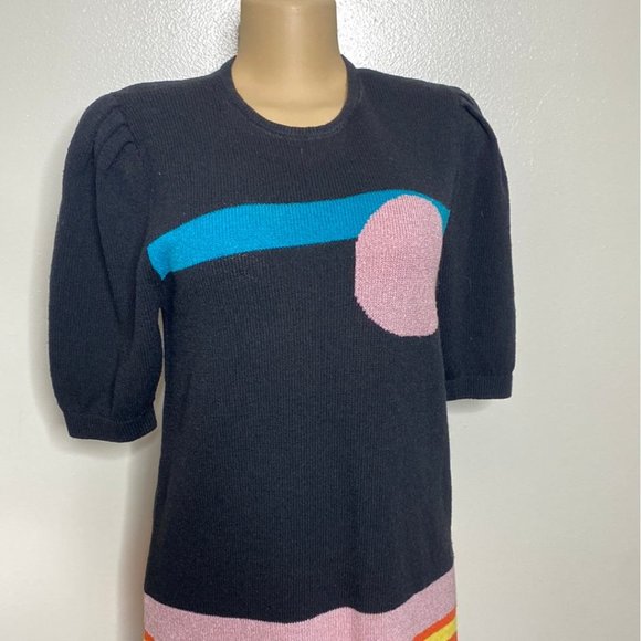 ROBERTA FASHION MULTICOLOR SWEATER DRESS SZ M - Picture 3 of 6
